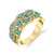 Starry Night - 18K Yellow Gold Natural Paraiba Tourmaline Ring