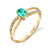 Angelica - 18K Yellow Gold Natural Paraiba Tourmaline Ring