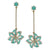 Light Bloom - 18K Yellow Gold Natural Paraiba Tourmaline Earring