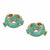 Love Tied - 18K Yellow Gold Natural Paraiba Tourmaline Earring