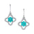Blue Streak - 18K White Gold Natural Paraiba Tourmaline Earring