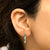 Playing for Keeps - 18K White Gold Natural Paraiba Tourmaline Earring