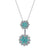 Life's Joy - 18K White Gold Natural Paraiba Tourmaline Pendant