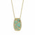 Purity - 18K Yellow Gold Natural Paraiba Tourmaline Pendant