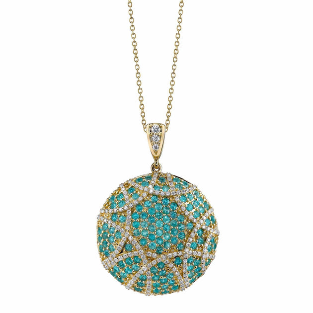 Paraiba Tourmaline Pendants, Paraiba Tourmaline Pendant Necklace