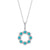 Sunshine - 18K White Gold Natural Paraiba Tourmaline Pendant