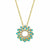 Rise and Shine - 18K Yellow Gold Natural Paraiba Tourmaline Pendant