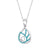 Heart of an Angel - 18K White Gold Natural Paraiba Tourmaline Pendant