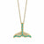 Lobtailing - 18K Yellow Gold Natural Paraiba Tourmaline Pendant