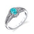 Bold and Beautiful - 18K White Gold Natural Paraiba Tourmaline Ring