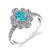 Precious Joy - 18K White Gold Natural Paraiba Tourmaline Ring