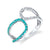 True Destiny - 18K White Gold Natural Paraiba Tourmaline Ring
