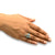 Blue Lavender - 18K White Gold Natural Paraiba Tourmaline Ring