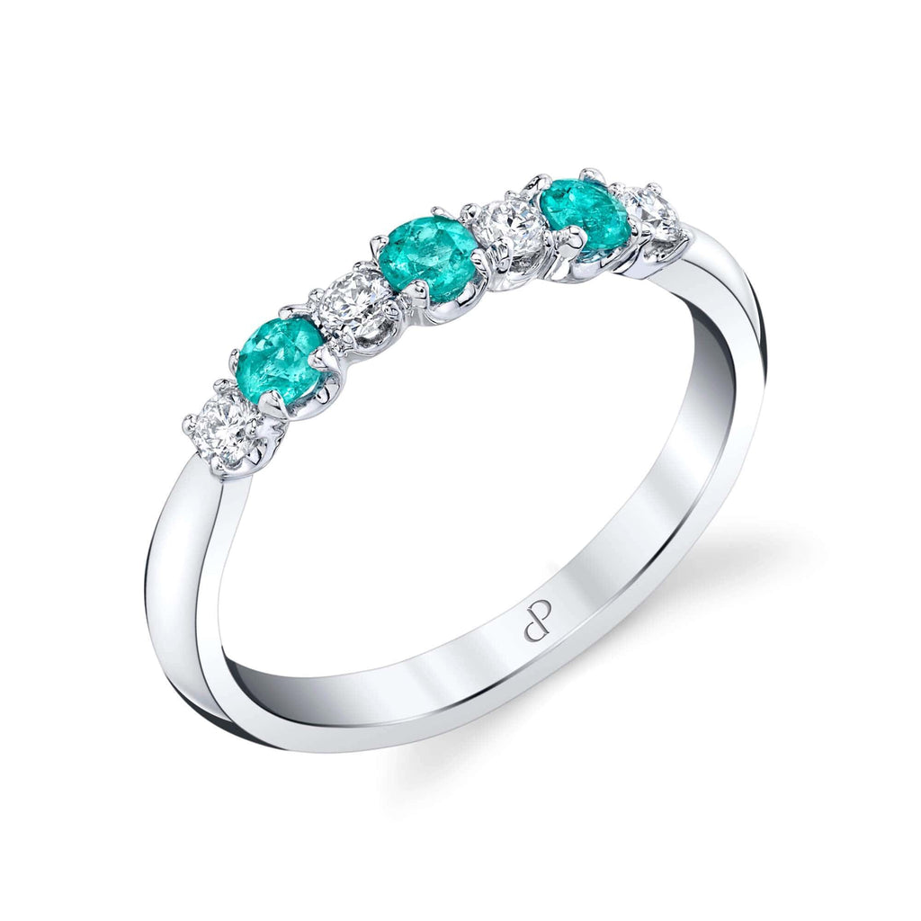 Super Star - 18K White Gold Natural Paraiba Tourmaline Ring