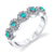 Cerulean View - 18K White Gold Natural Paraiba Tourmaline Ring