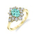 Picture Perfect - 18K Yellow Gold Natural Paraiba Tourmaline Ring