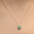 Purity - 18K Yellow Gold Natural Paraiba Tourmaline Pendant