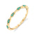 Wildflower - 18K Yellow Gold Natural Paraiba Tourmaline Ring