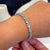 Ocean Petals – 18K White Gold Natural Brazilian Paraiba Tourmaline Diamond Bracelet