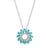 Rise and Shine - 14K White Gold Natural Paraiba Tourmaline Pendant