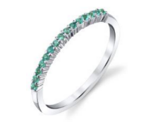 Custom Ring - 18K Rose Gold Natural Paraiba Tourmaline Ring