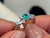Electric Grace – Platinum Natural Brazilian Paraiba Tourmaline Diamond Ring (GIA)