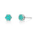 Forget Me Not - 18K White Gold Natural Paraiba Tourmaline Earring