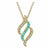 Ocean Breeze - 18K Yellow Gold Natural Paraiba Tourmaline Pendant