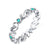 Pride and Joy - 18K White Gold Natural Paraiba Tourmaline Ring