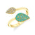 Cupid's Touch - 18K Yellow Gold Natural Paraiba Tourmaline Ring
