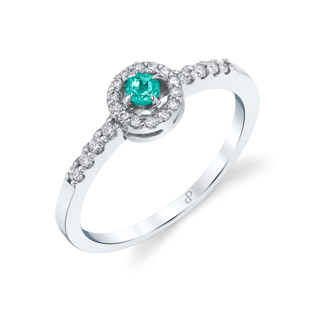 Cobalt Royalty - Platinum Natural Paraiba Tourmaline Ring