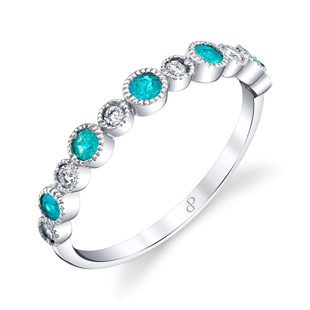 Dreamland - Platinum Natural Paraiba Tourmaline Ring