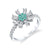 Wild Orchid - Platinum Natural Paraiba Tourmaline Ring
