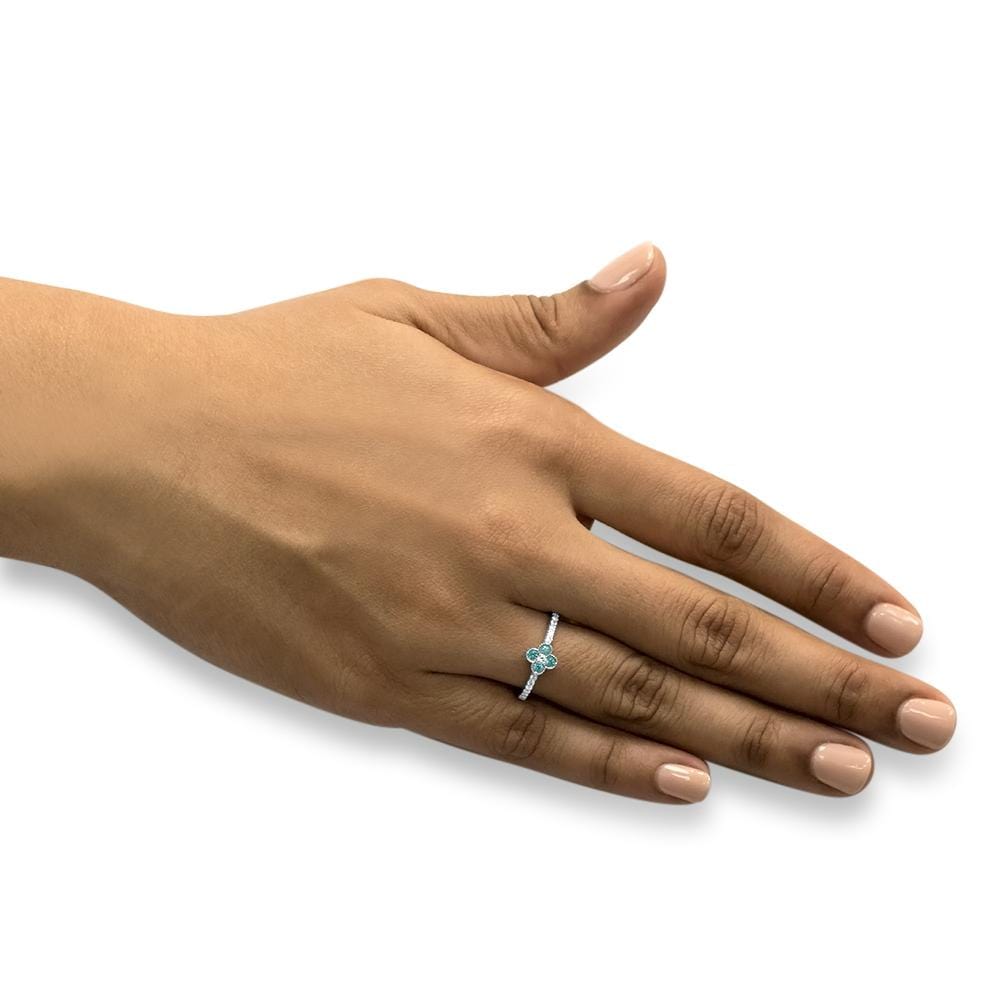 True Aristocrat - Platinum Natural Paraiba Tourmaline Ring