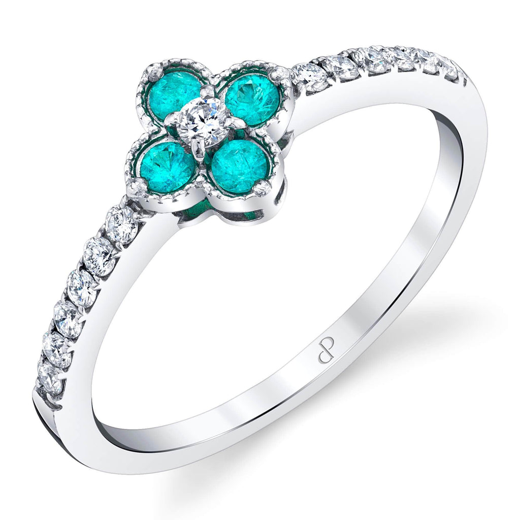 True Aristocrat - Platinum Natural Paraiba Tourmaline Ring